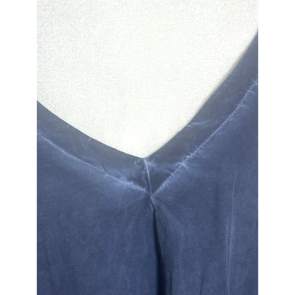 Tina Jo Top Blue Destressed Spaghetti Straps Size (M) - Picture 2 of 16